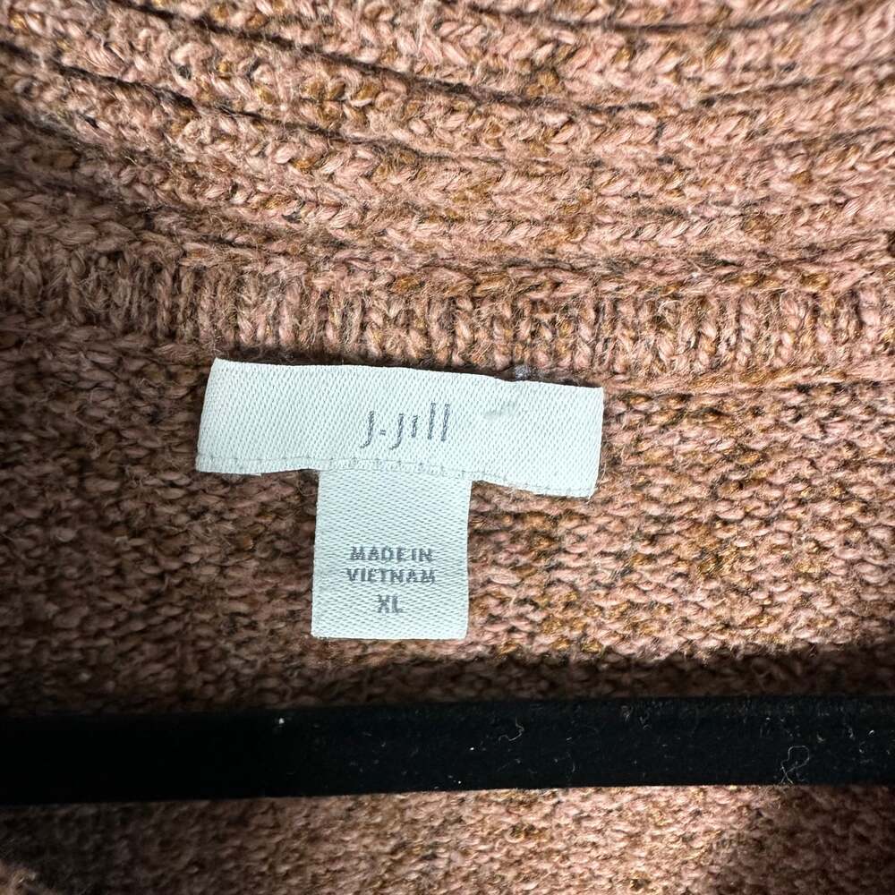 J. Jill Rust V-Neck Sweater - Picture 4 of 6